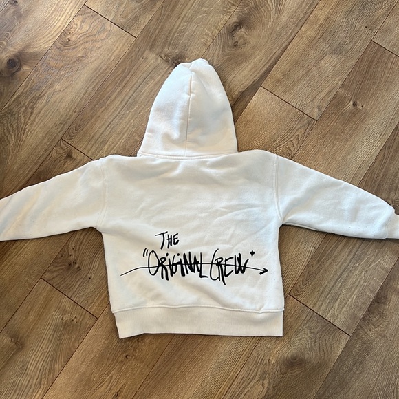 ZARA boys, original crew, cream, pull over hoodie, size 6-7 - Picture 3 of 4